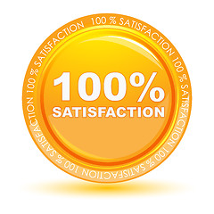 Image showing 100% satisfaction tag
