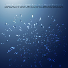 Image showing abstract binary background