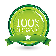 Image showing 100% organic