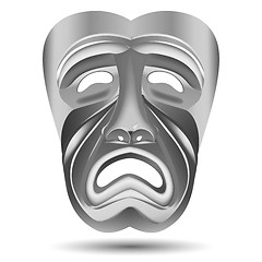Image showing sad face mask
