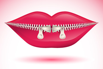 Image showing abstract lips