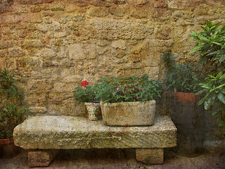 Image showing French patio retro