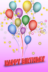 Image showing vector happy birthday