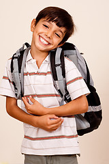 Image showing Cute School Boy