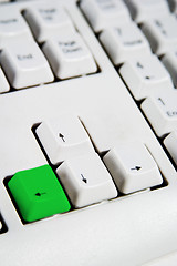 Image showing Arrow Keys Left Green