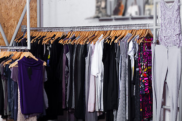 Image showing Fashion clothes for sale