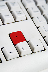 Image showing Arrow Keys Up Red