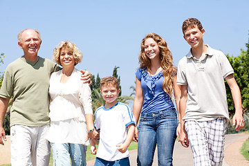 Image showing portrait of happy family