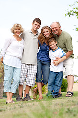 Image showing portrait of happy family