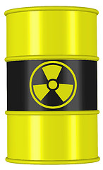 Image showing barrel nuclear waiste