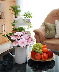 Image showing Flowers in interior