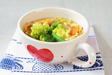 Image showing Chicken noodle soup