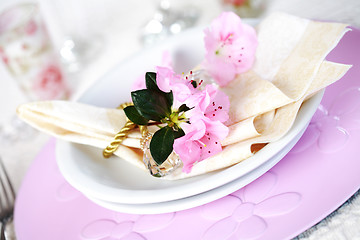 Image showing Luxury place setting