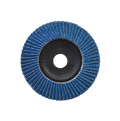 Image showing Abrasive disk for grinder isolated on white