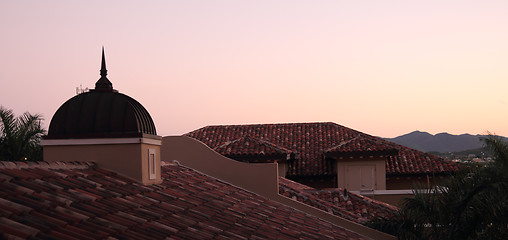 Image showing mediterranean roofs