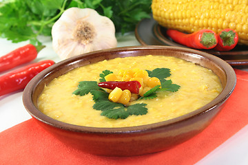 Image showing Corn soup