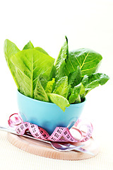 Image showing bowl of lettuce