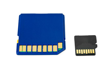 Image showing SD and MicroSD cards