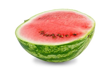 Image showing Half of watermelon