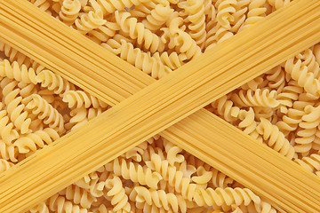 Image showing Fusilli Pasta and Spaghetti