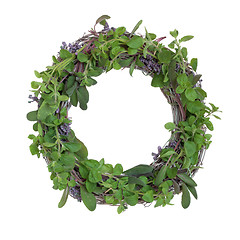 Image showing Herb Leaf Garland