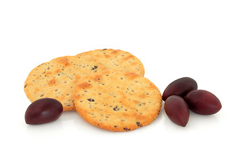 Image showing Olive Cracker Biscuits