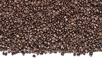 Image showing Coffee beans on white Background