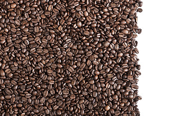 Image showing Coffee beans on white Background