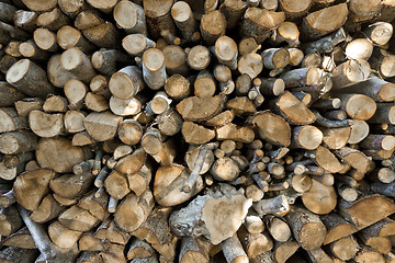 Image showing stack of logs