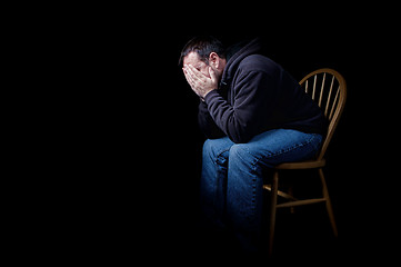 Image showing Depressed