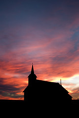 Image showing Church during Sunset