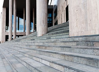 Image showing Stairs of a modern building