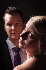 Image showing young couple in wedding wear