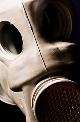 Image showing Old gasmask closeup