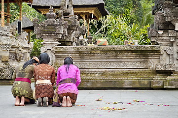 Image showing Indonesian woman praying