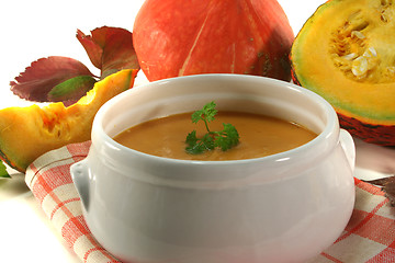 Image showing Pumpkin soup