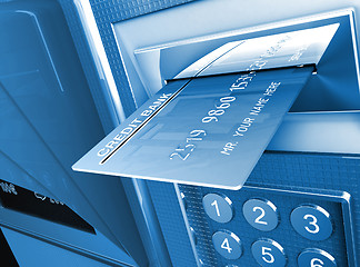 Image showing cash machine background