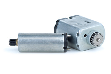 Image showing Pair of DC electric motors