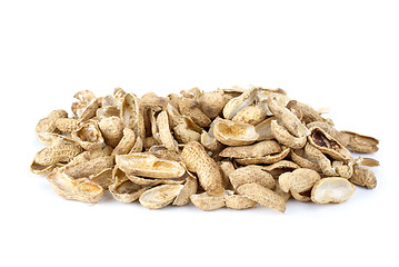 Image showing Some peanut husks