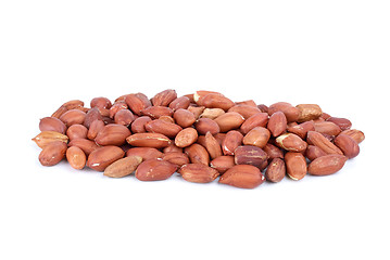 Image showing Some roasted peanuts