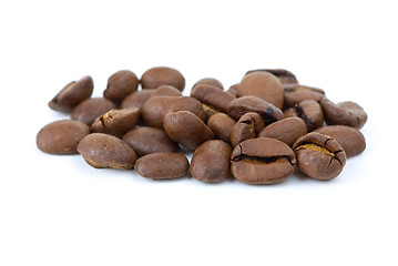 Image showing Close-up shot of coffee beans