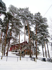 Image showing Winter Holiday Cabin