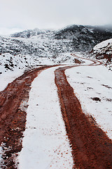 Image showing Road in winter