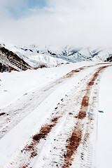 Image showing Road in winter