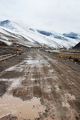 Image showing Road in winter