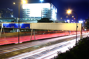 Image showing Traffic through downtown 