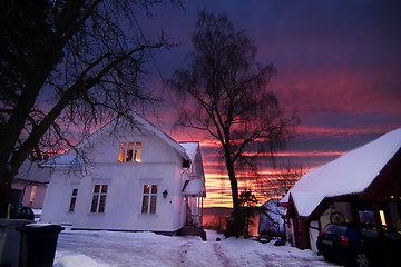 Image showing Sunset House