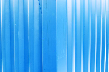 Image showing Blue Metal Texture