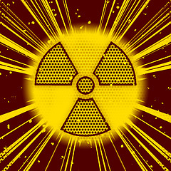 Image showing radioactive explosion