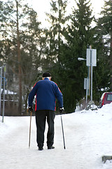 Image showing Winter Stroll